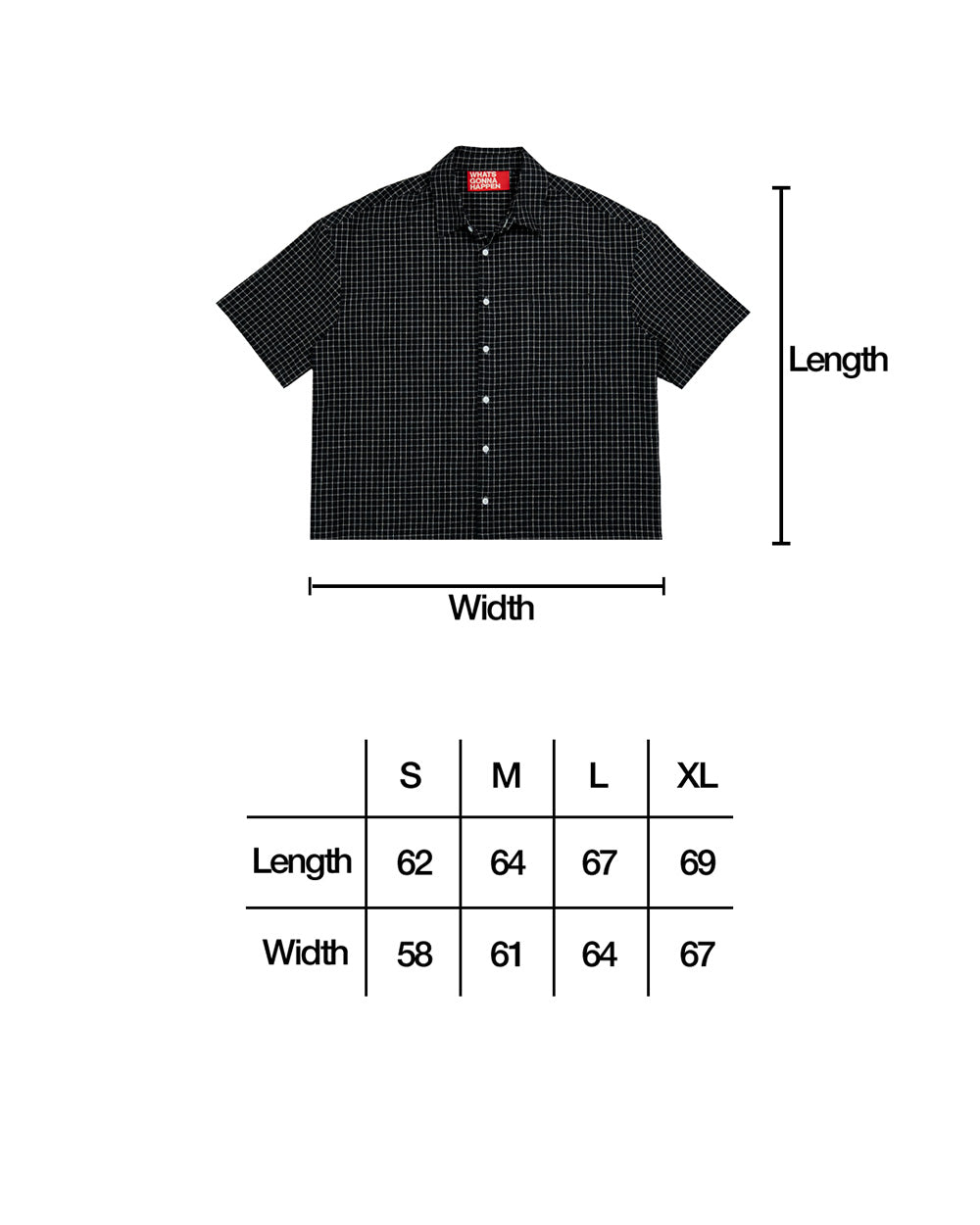 Plaid Shirt - Black