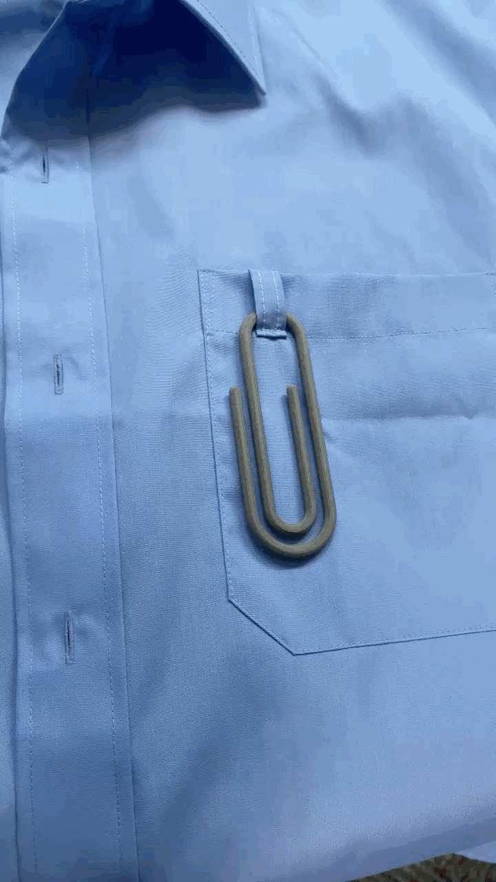 Blue Boxy Button-Up