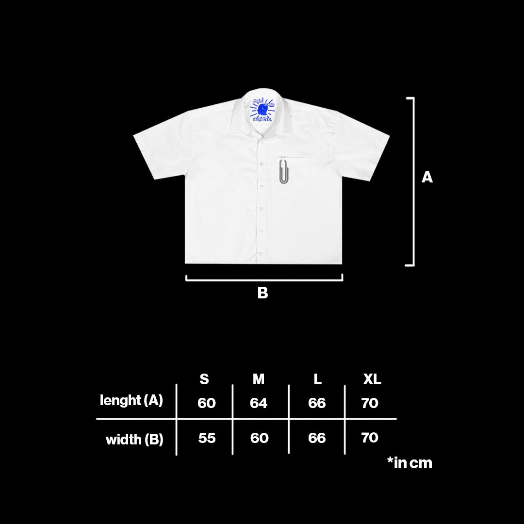 White Boxy Button-Up