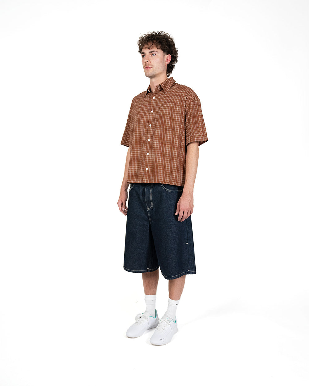 Plaid Shirt - Brown