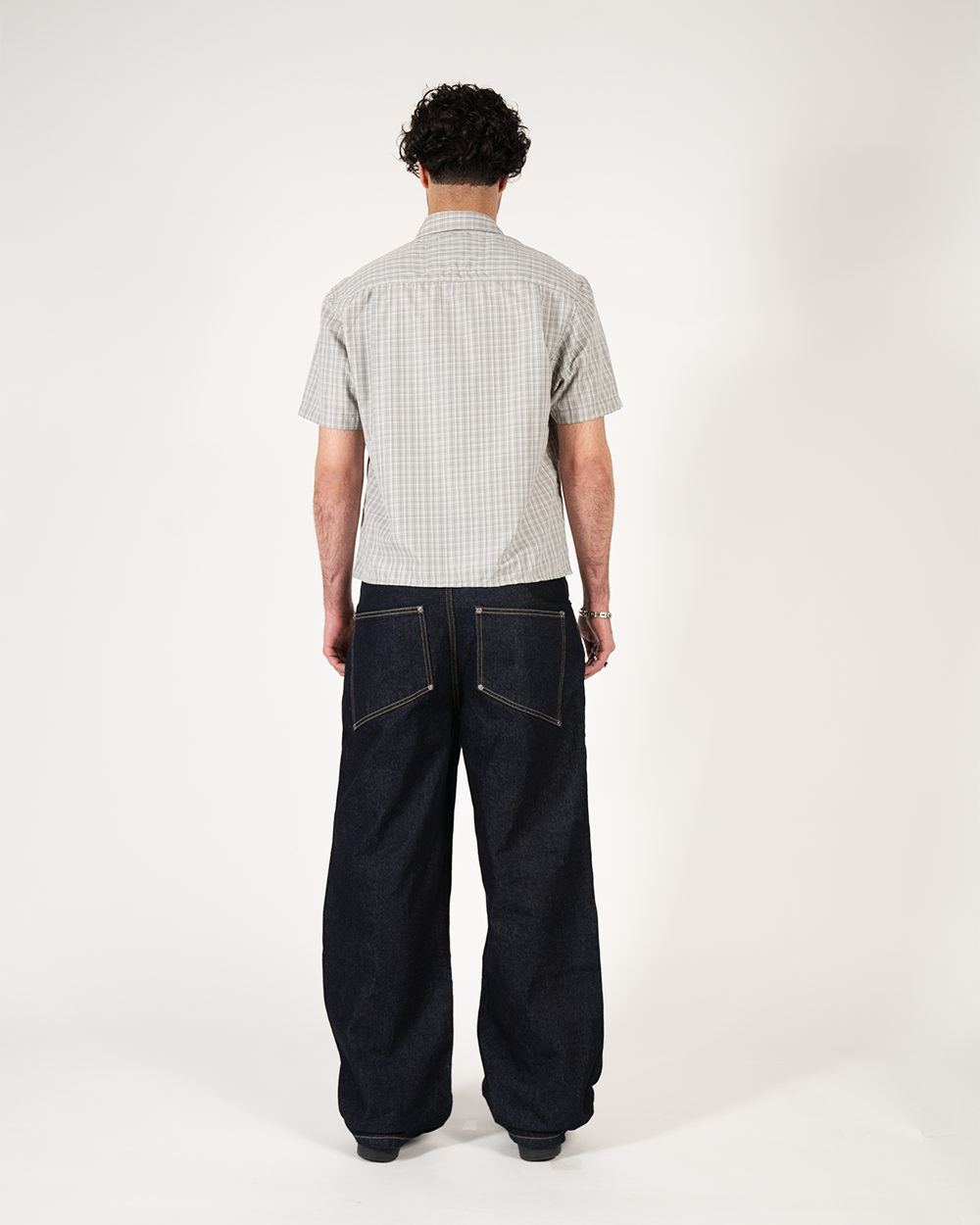 Plaid Shirt - Light Grey
