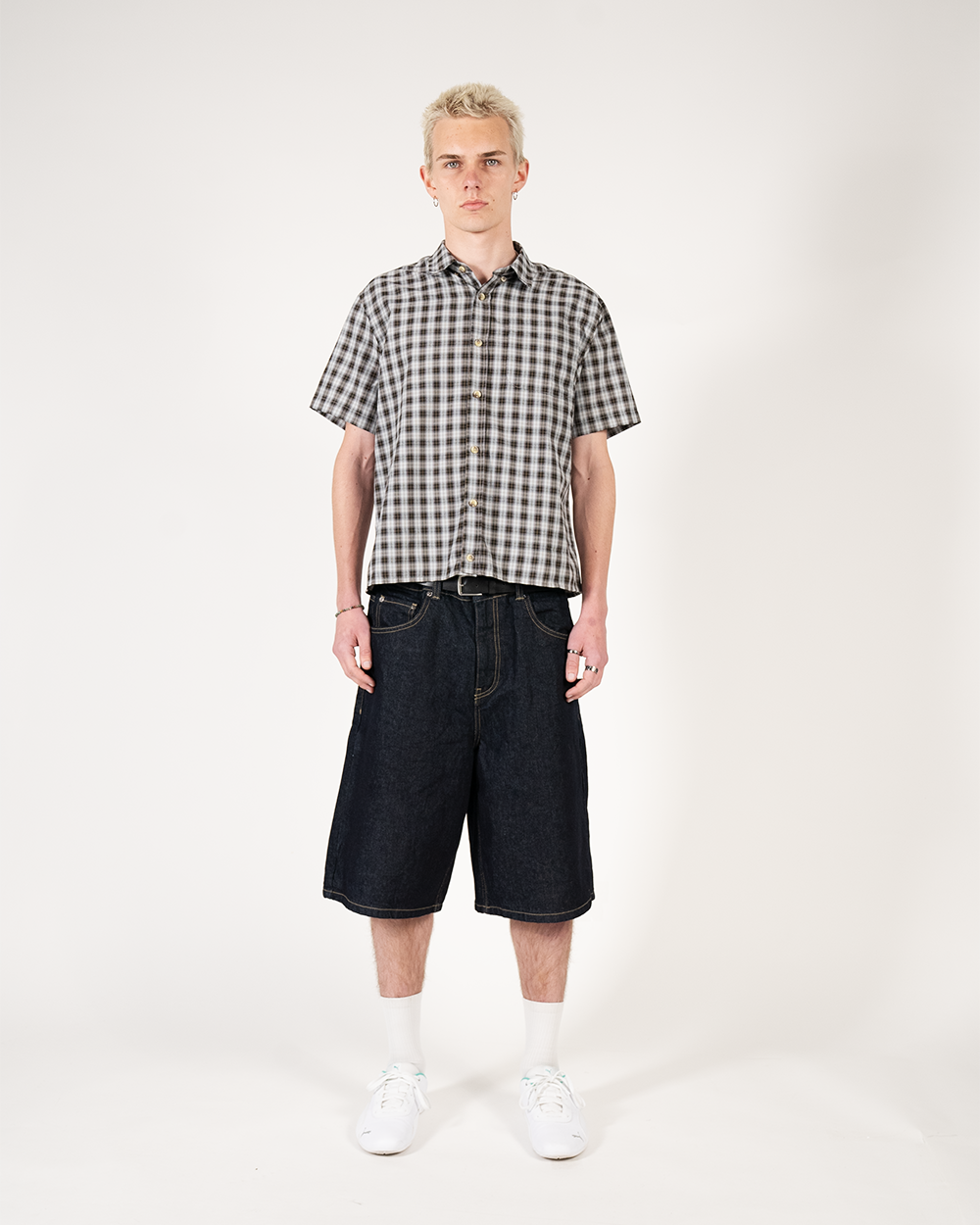 Plaid Shirt - Dark Grey