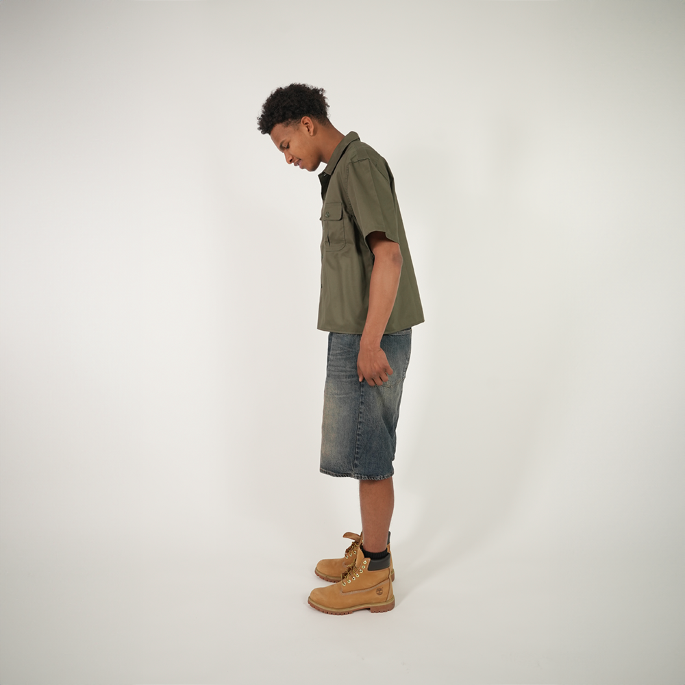 Olive Button-Up