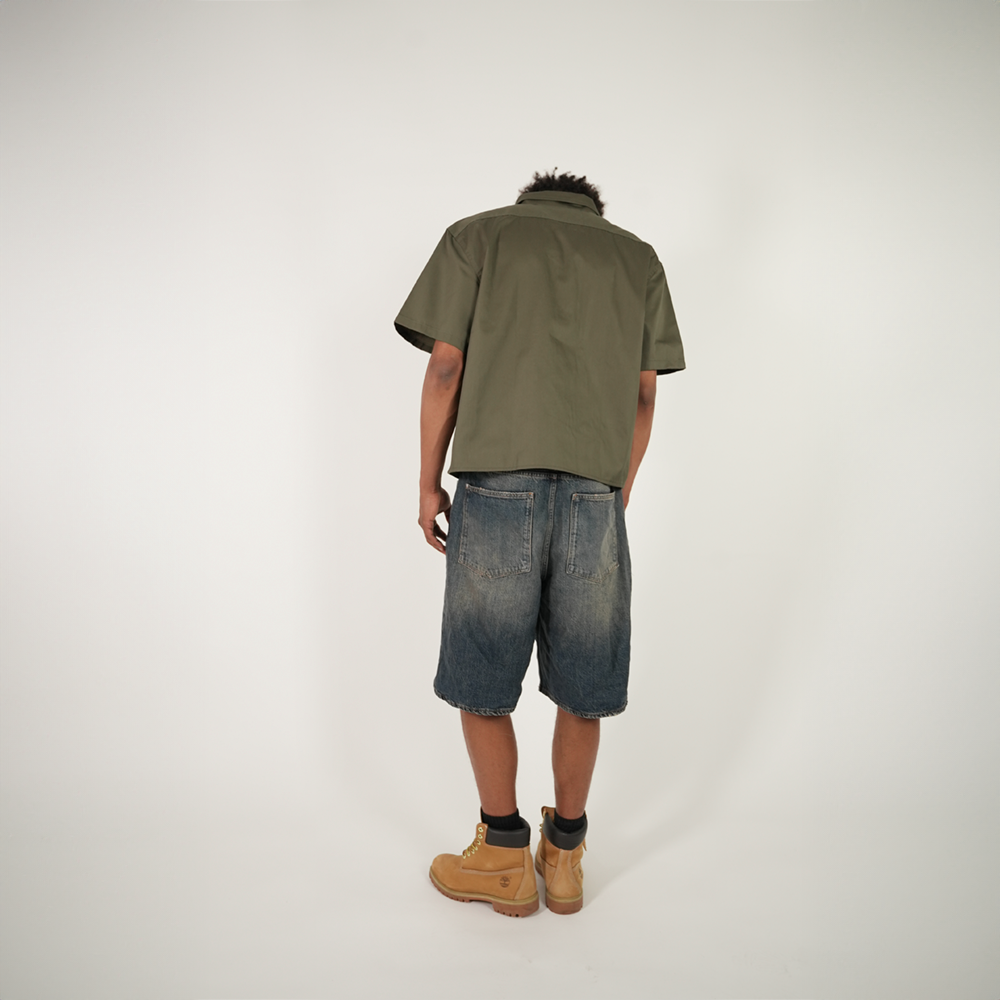 Olive Button-Up