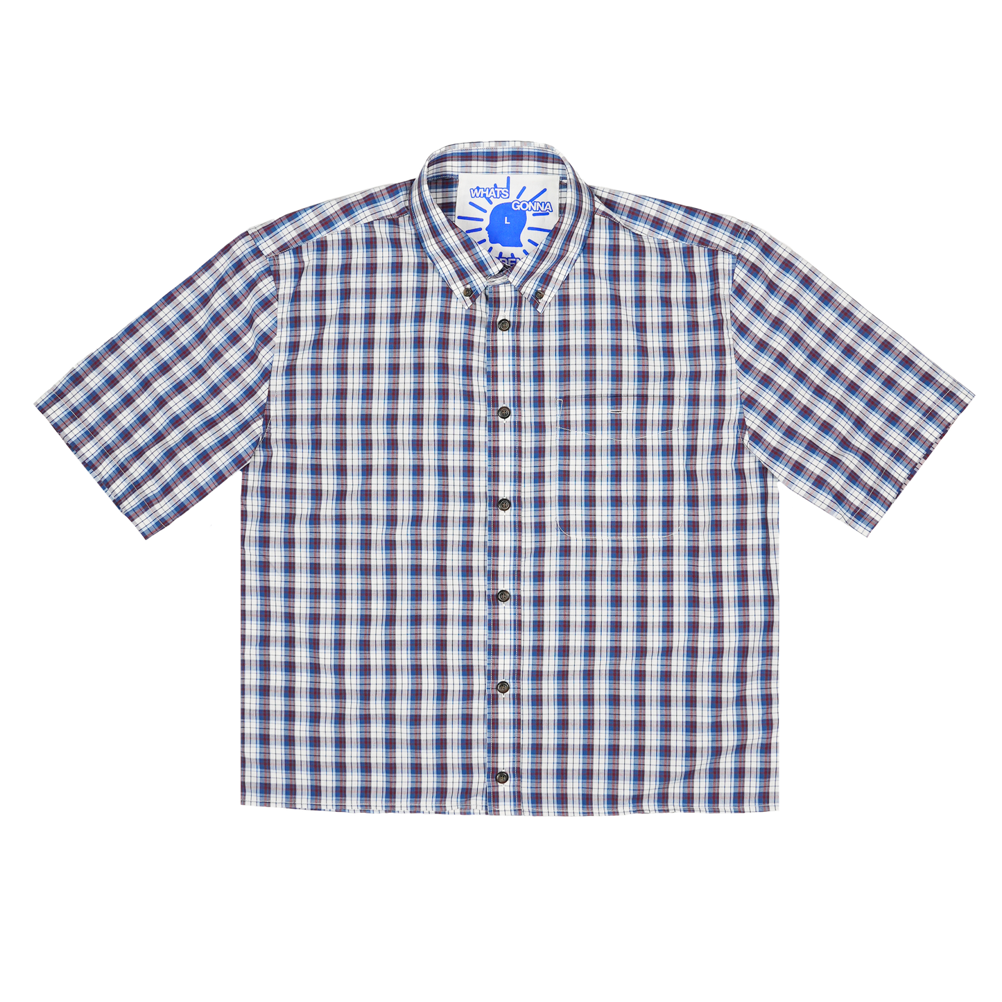 Checked Shirt Blue