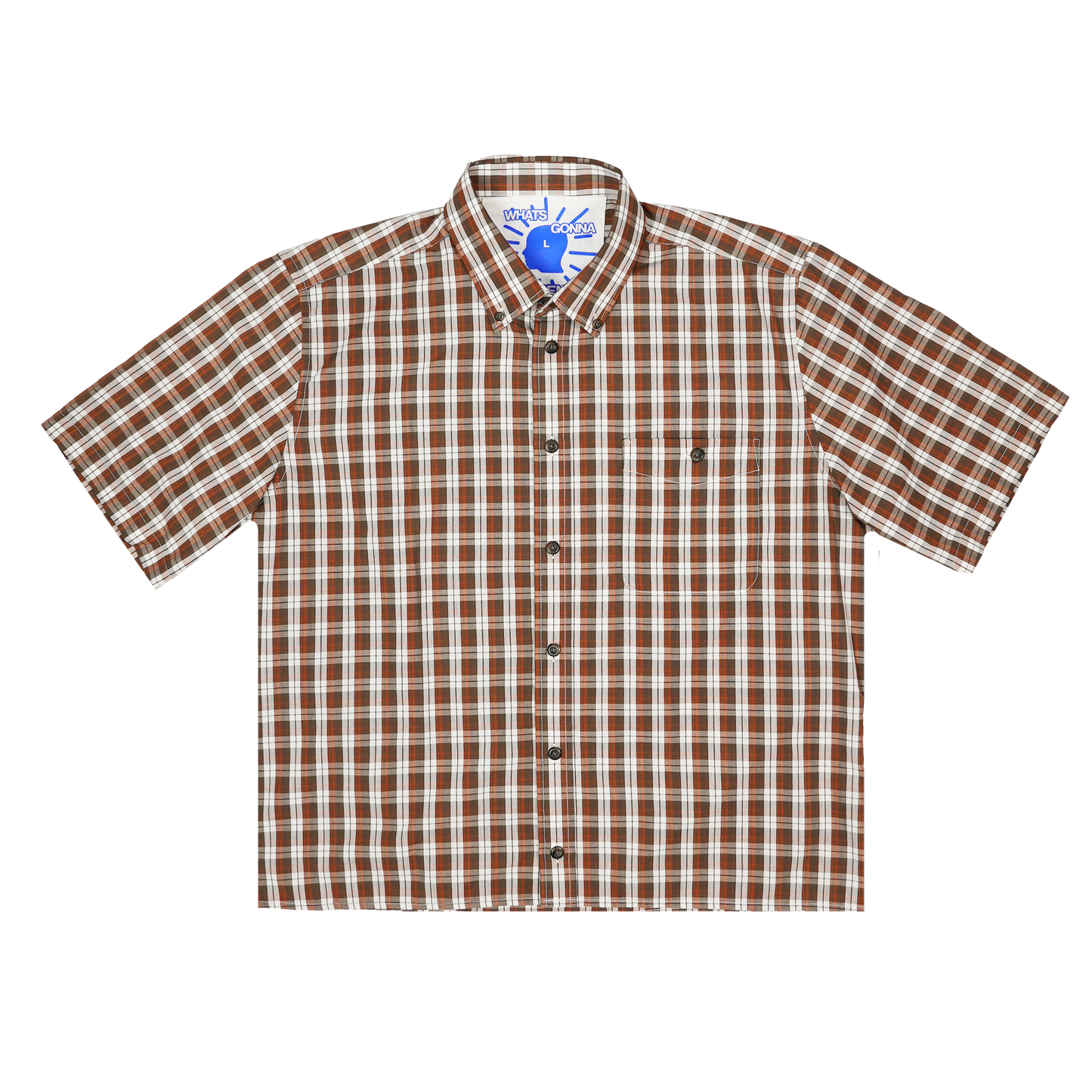 Checked Shirt Brown