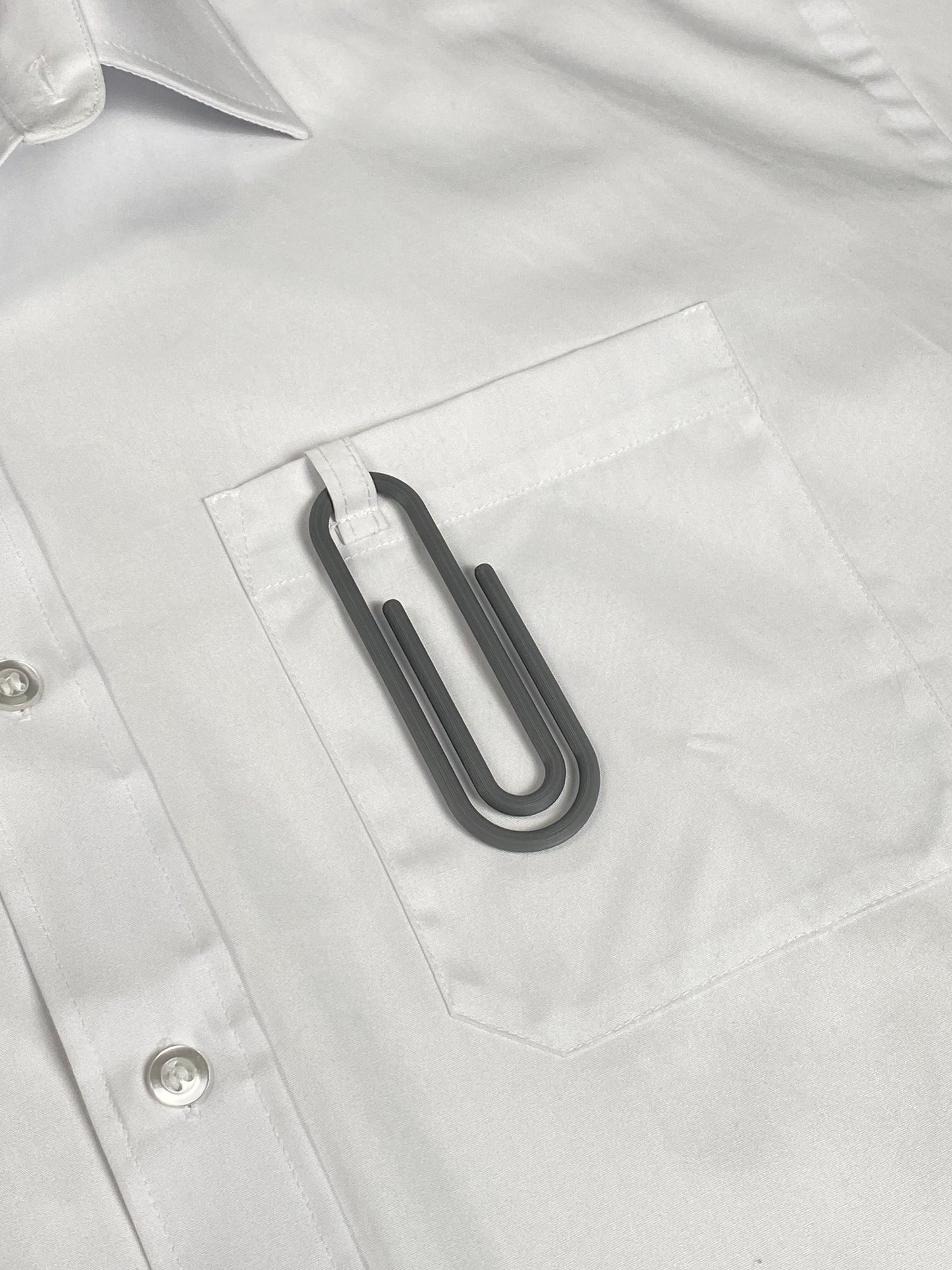 White Boxy Button-Up
