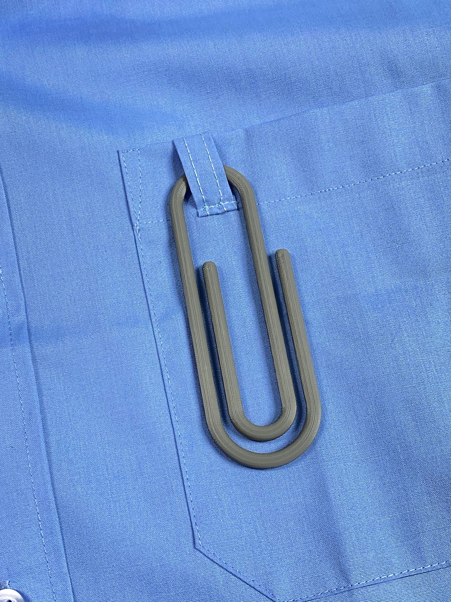Blue Boxy Button-Up