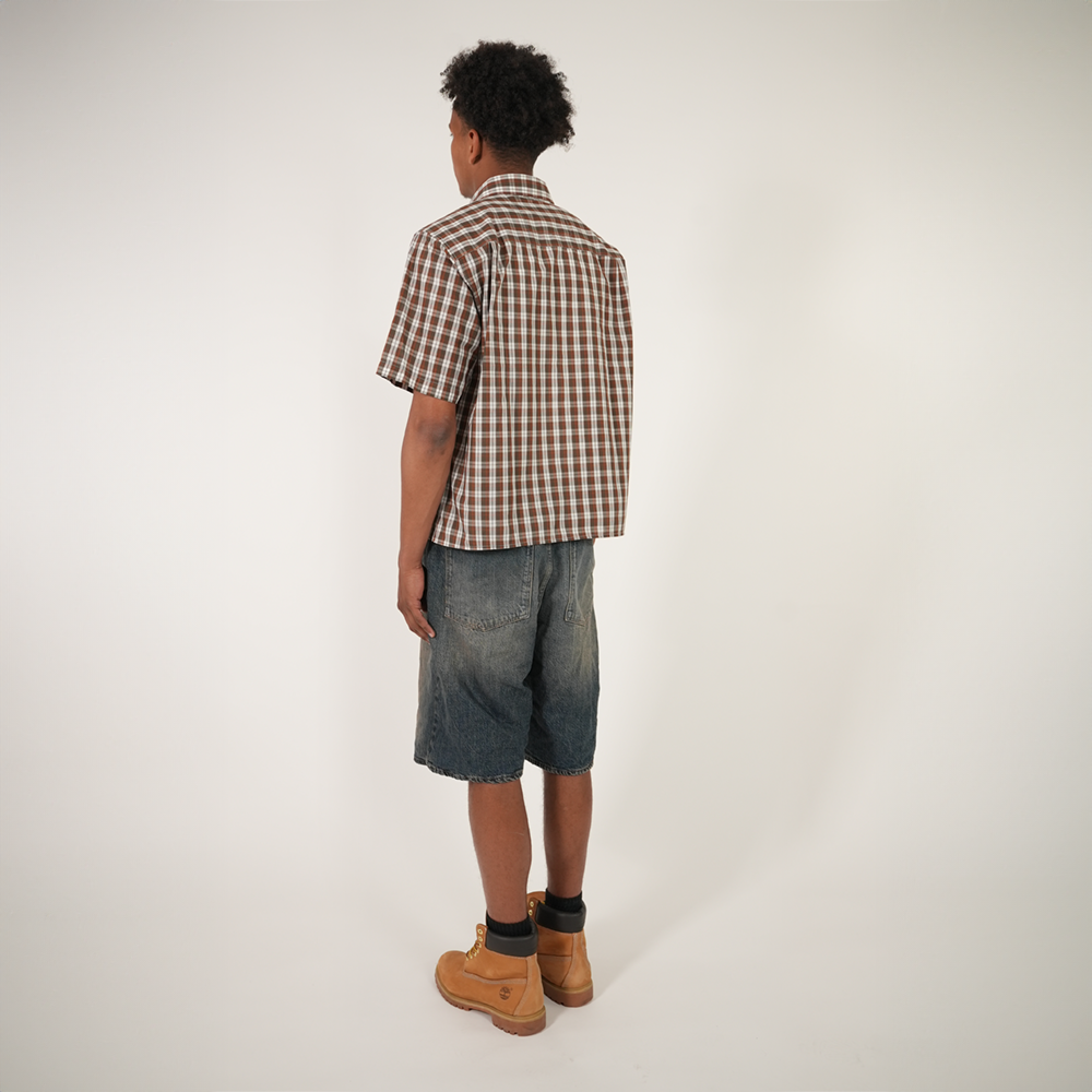 Checked Shirt Brown