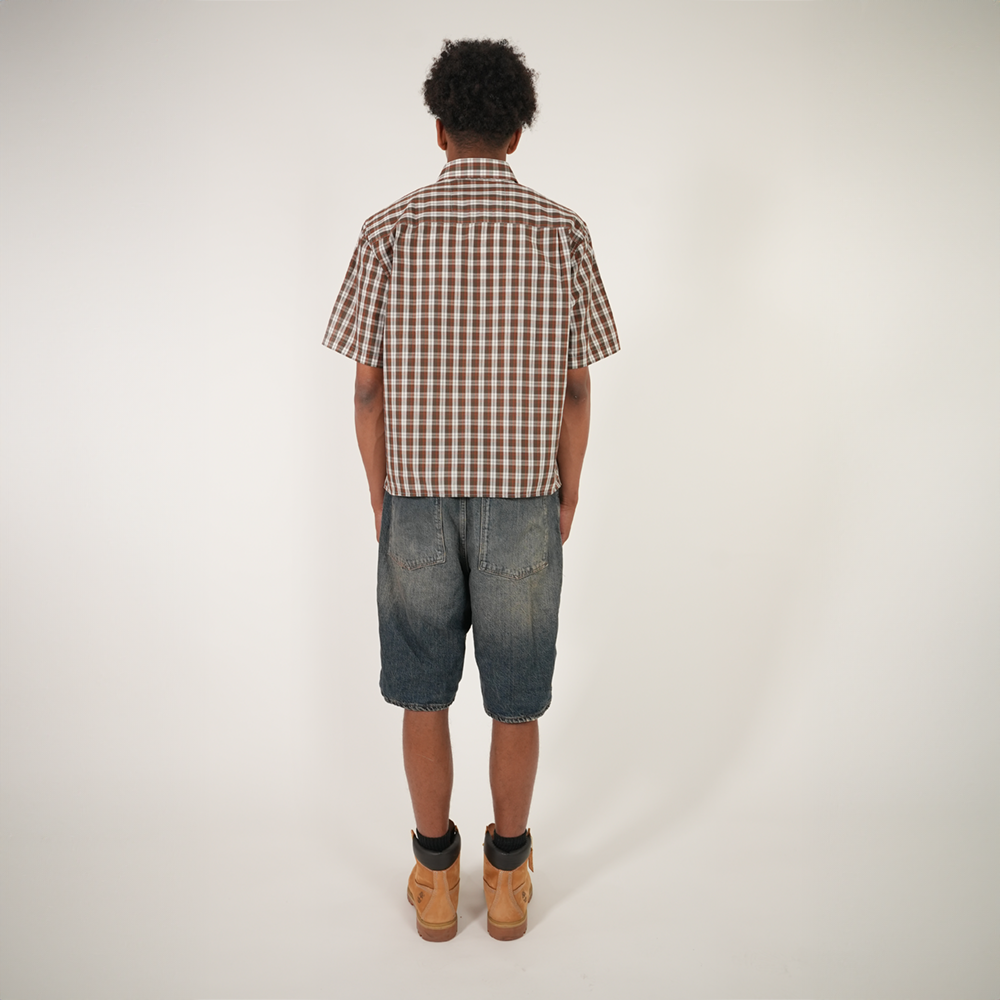 Checked Shirt Brown