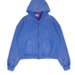 Rivet Zip-Hoodie Blue