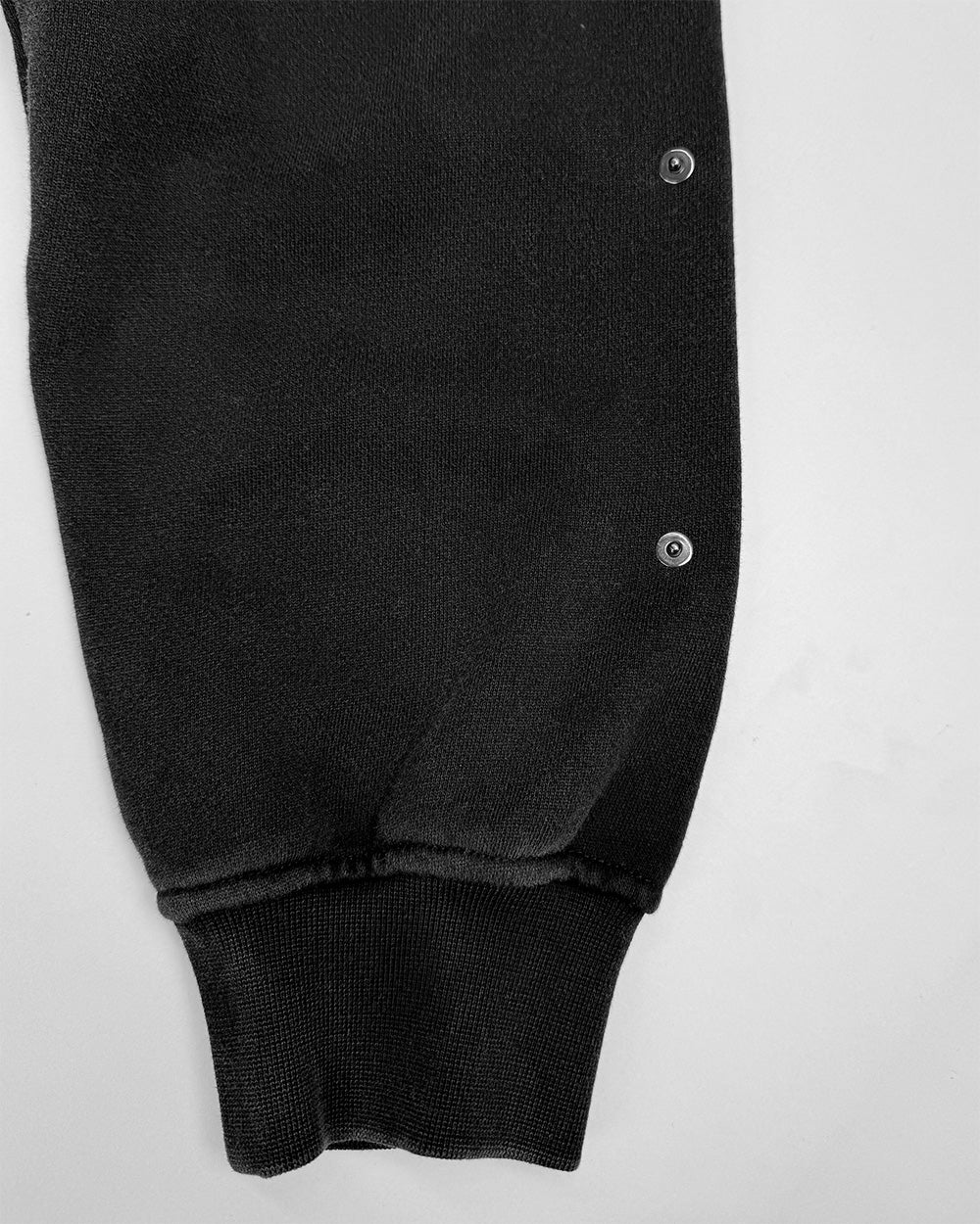 Rivet Zip-Hoodie Black