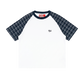 Plaid Raglan Tee Blue