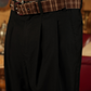 Pleated Suitpants Black