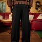 Pleated Suitpants Black