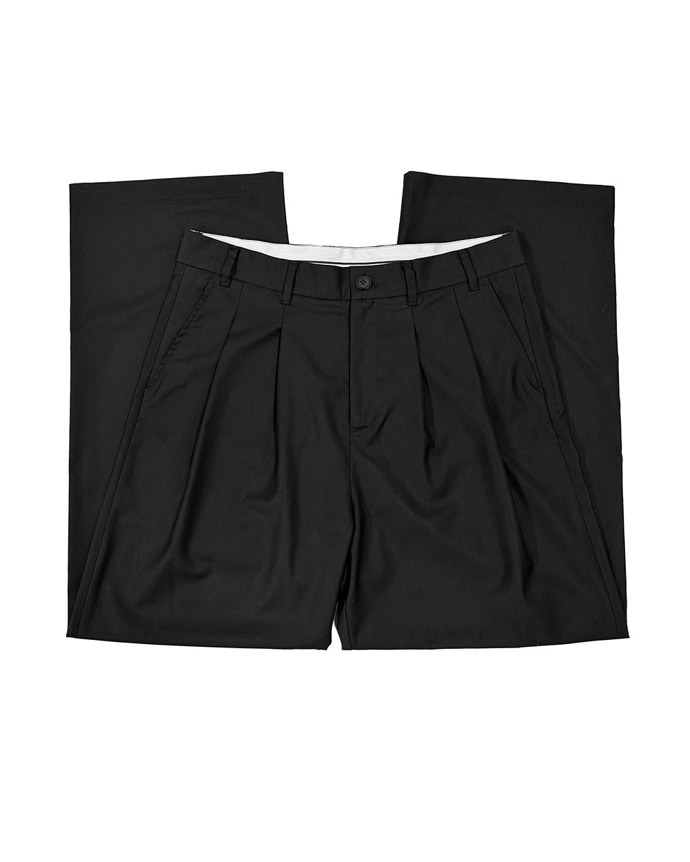 Pleated Suitpants Black