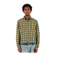 Checked Button-Up Yellow