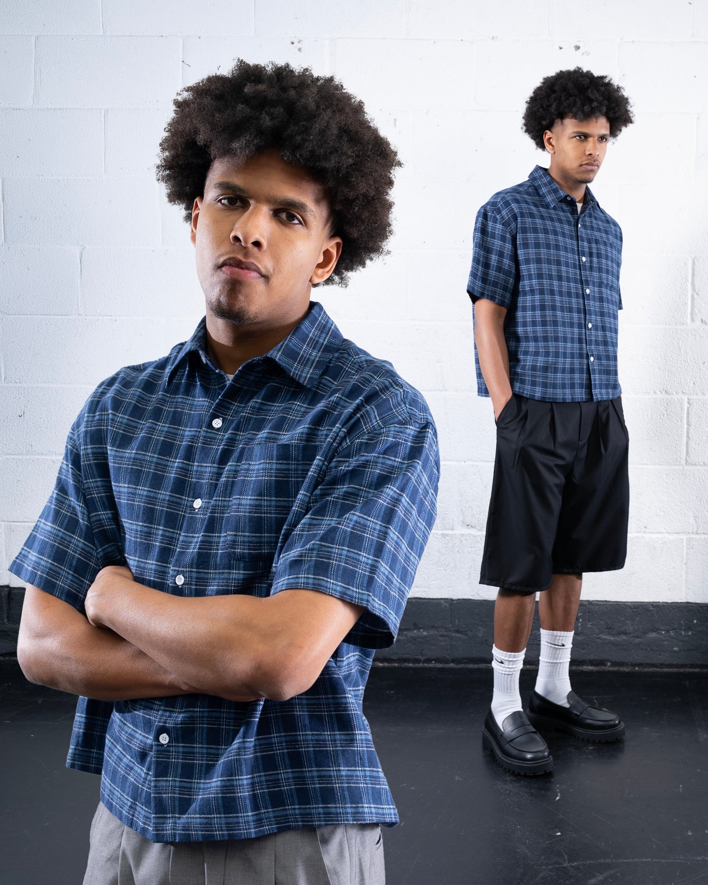Plaid Shirt - Blue