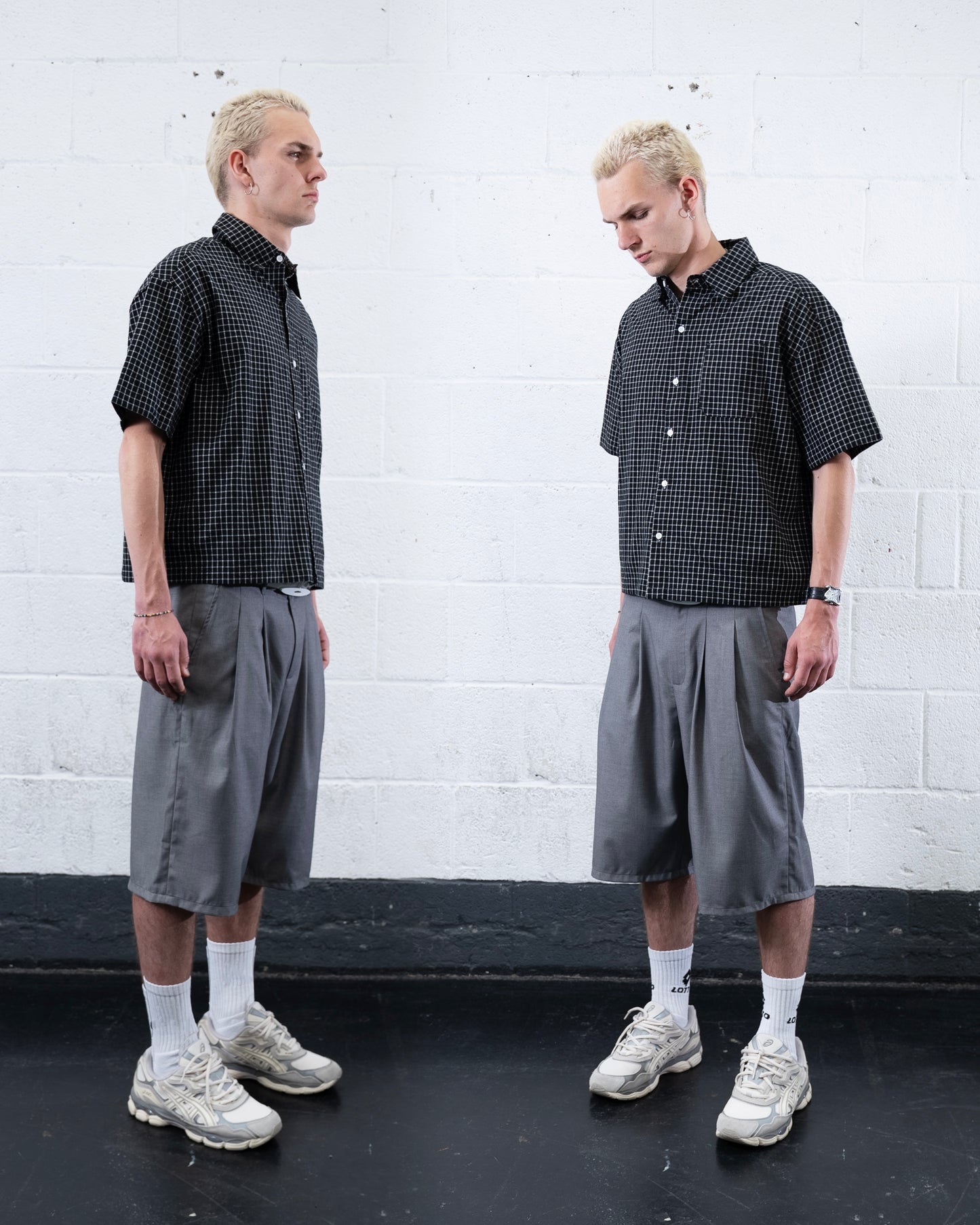 Suit Shorts Grey