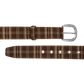 Plaid Belt Brown