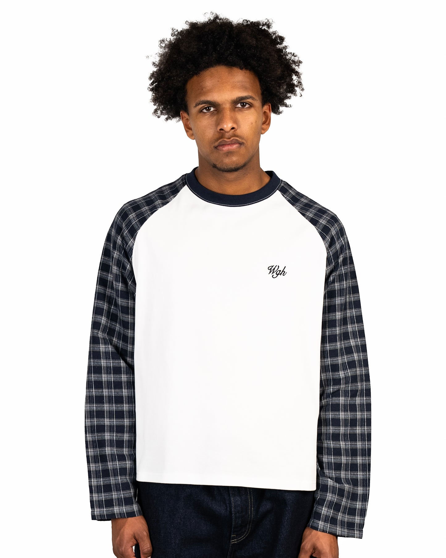 Plaid Raglan Longsleeve