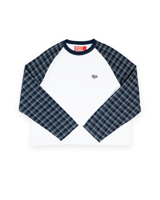 Plaid Raglan Longsleeve