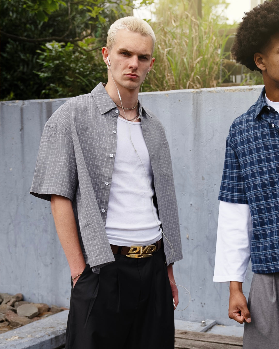 Plaid Shirt Grey