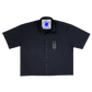 Black Boxy Button-Up