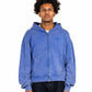 Rivet Zip-Hoodie Blue