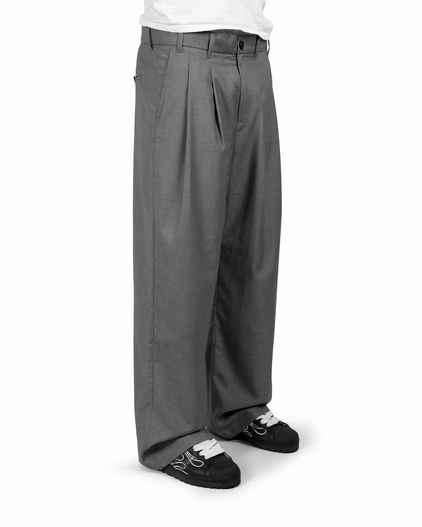Pleated Suitpants Grey
