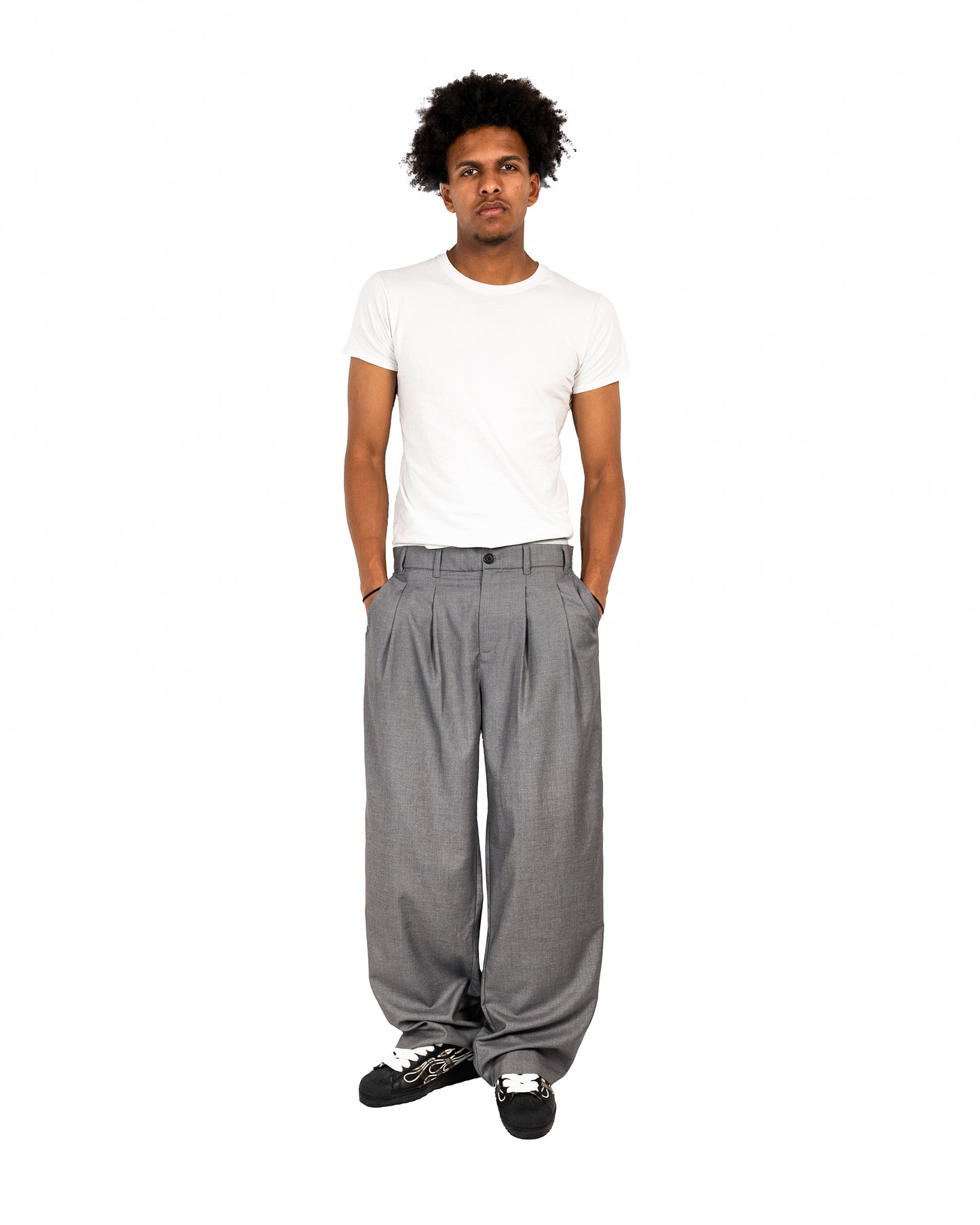 Pleated Suitpants Grey