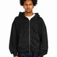 Rivet Zip-Hoodie Black